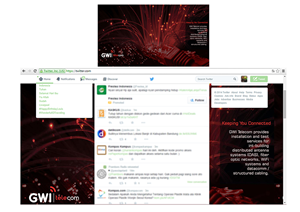 GWI Telecom Twitter Background | Twitter Design by sigitarrin