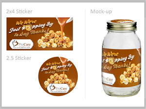 **SUPER EASY AND QUICK - 2 LABELS FOR MASON JAR (JAR AND LID LABEL) | Sticker Design by Kamu