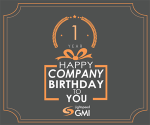 Happy Company Birthday Card | Card Design by habashdesign