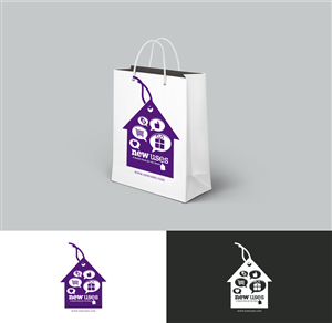 Shopping bag Artwork / Layout with Adobe Illustrator (Please See Attached) | Bag and Tote Design by Gintale