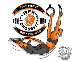 2nd of 2 Illustrations of a club mascot doing training activities for CrossFIt | Mascot Design by alemi