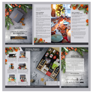 Corporate Christmas Hamper Guide 2021 | Brochure Design by Polina_pro