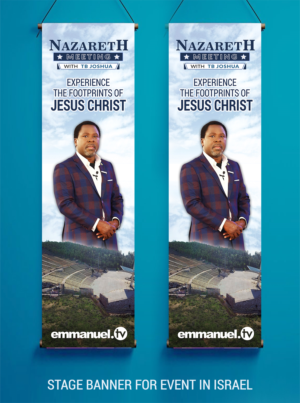Stage Banner for Event in Israel | Print Design by ARTOGRAPHY