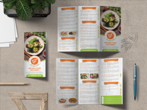 Design a menu for health restaurant | Menu Design by alex989