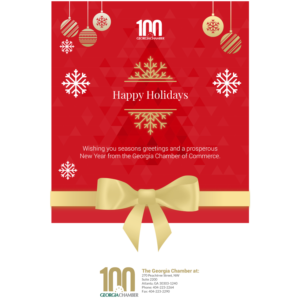 Georgia Chamber Company Holiday Card | Email Marketing Design by D G Volcano