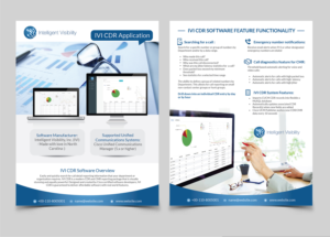 1 Page Software Marketing/Sales Flyer Slick | Flyer Design by Achiver