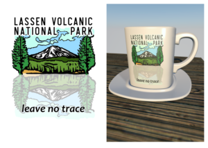 Lassen Volcanic National Park Mug Design | Cup and Mug Design by cornel888