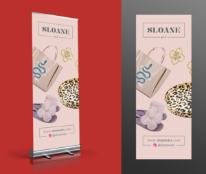 Retractable Banner Design for Retail Shopping Event | Trade Show Booth Design by OwnDesign
