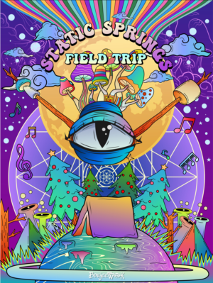 Static Springs Field Trip 2021 Blanket | Illustration Design by sweepy