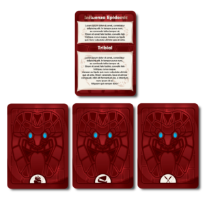 Card for Maori themed strategy game | Card Design by wall-jamboree