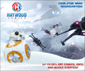 Haywood Comics December web ad | Banner Ad Design by Hristo Itchov