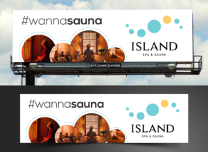 Island Spa & Sauna Digital Billboard | Billboard Design by ecorokerz