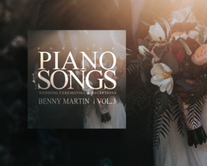 Digital Album Cover - Piano music for wedding ceremonies and receptions | CD Cover Design by Vivid Dezigns