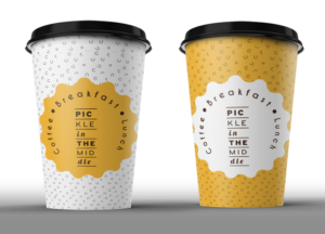 Looking for a template for printed paper coffee cups | Cup and Mug Design by SAI DESIGNS