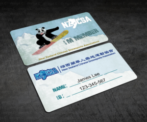 New Zealand Chinese Snowpsorts Association needs a membership card design | Card Design by javi_hobby