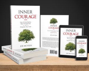 Inner Courage: How to Feel Worthy, Step Through Fear and Empower Your Truth | eBook Cover Design by EA5Designs