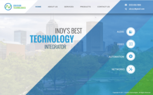 Website Landing Page for Envision Technologies | Landing Page Design by 5SD solutions