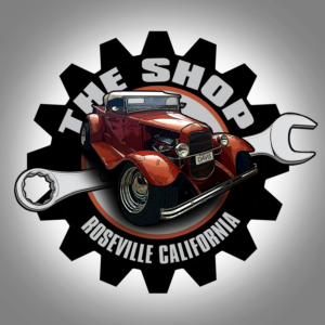 Logo/Graphic for a Shop/Garage featuring a 1931 Ford Roadster Pickup -hotrods/classic cars/muscle ca | Graphic Design by Classgraphics11