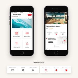 Jason's Travel Guide Mobile App | App Design by Adi