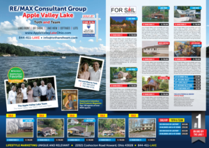 Local Newspaper Centerfold Lake Niche Real Estate Ad | Newspaper Ad Design by rkailas
