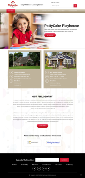 Pattycake Playhouse WordPress Website | Wordpress Design by pb