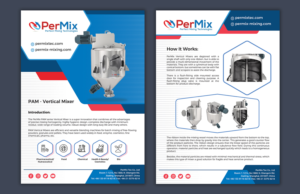 PerMix Product Technical Information Brochure Template | Brochure Design by Ramaling Belkote