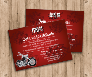 Customer Appreciation - Business Moving - Semi-Retirement Party | Invitation Design by AdriQ