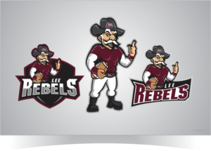 Midland Lee Rebels School Mascot Logo | Mascot Design by r-toha