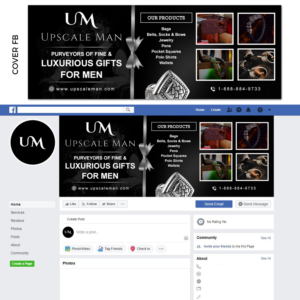 Upscaleman Facebook Page* | Facebook Design by TSU Creations