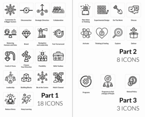 Design a family of 29 website Icons for a Contemporary Next-Generation Business | Icon Design by nvbaolong