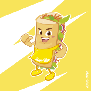 Mascot for vietnamese sandwich shop | Mascot Design by Gabriel T. Marques