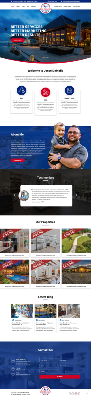 Amazing Real Estate Branding and Client Capture  | Wix Design by pb