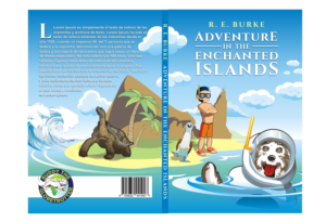 New book in Buddy the Globetrotter series needs cover for: Adventure in the Enchanted Islands | Book Cover Design by juanjoseolivieri