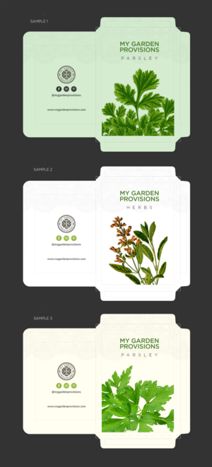 Design graphics and Print for a line of Herb Seeds- Envelope Design | Envelope Design by SAI DESIGNS